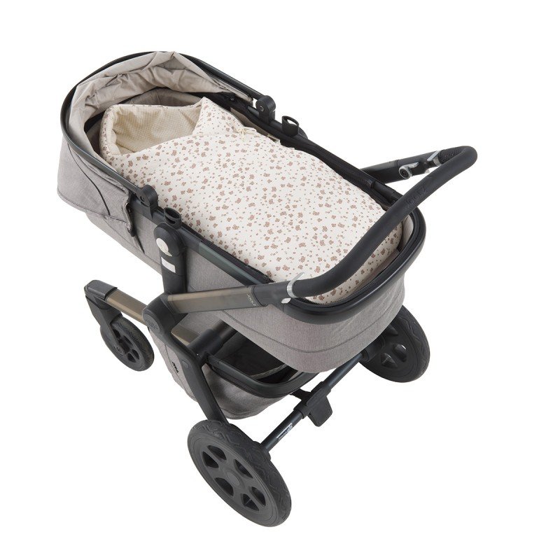 NID D.ANGE POUR BEBE REVERS. NATURALE MARRON 40x80x5 CM