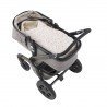 BABY FOOTMUFF FOR PRAM REVERS. NATURALE PINK 40x80x5 CM