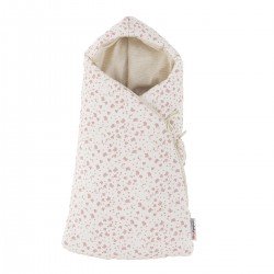 BABY FOOTMUFF FOR PRAM REVERS. NATURALE PINK 40x80x5 CM