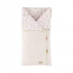 NID D.ANGE P.BEBE SANS CAPUCHE NATURALE ROSE 33x70x5 CM