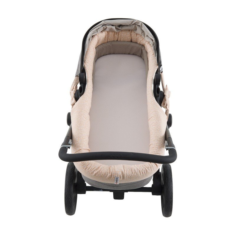 GARNITURA CAPAZO REVERSIBLE RUSTIC BEIGE 35x75x35 CM