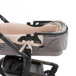 GARNITURA CAPAZO REVERSIBLE RUSTIC BEIGE 35x75x35 CM