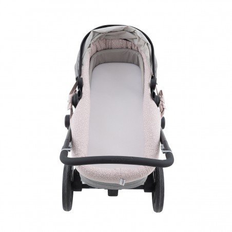 GARNITURA CAPAZO REVERSIBLE RUSTIC ROSA 35x75x35 CM