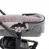 GARNITURA CAPAZO REVERSIBLE RUSTIC ROSA 35x75x35 CM