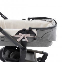 GARNITURA CAPAZO REVERSIBLE RUSTIC ROSA 35x75x35 CM