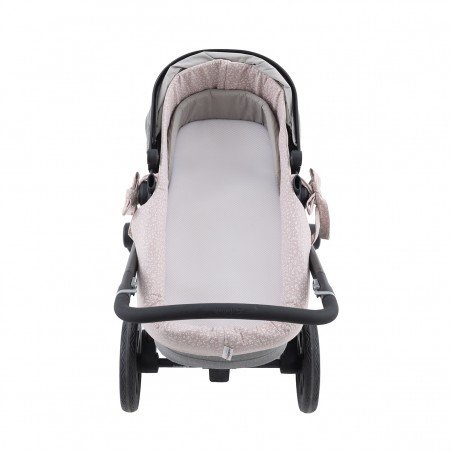 GARNITURA CAPAZO CREMALL.REV. RUSTIC ROSA 35x75x35 CM