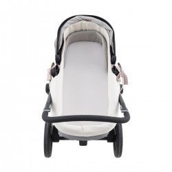 GARNITURA CAPAZO CREMALL.REV. RUSTIC ROSA 35x75x35 CM