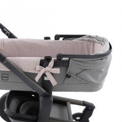 GARNITURA CAPAZO CREMALL.REV. RUSTIC ROSA 35x75x35 CM
