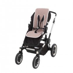 COLCHONETA SILLA PASEO RECTA U TAYLOR ROSA 30x80x1 CM