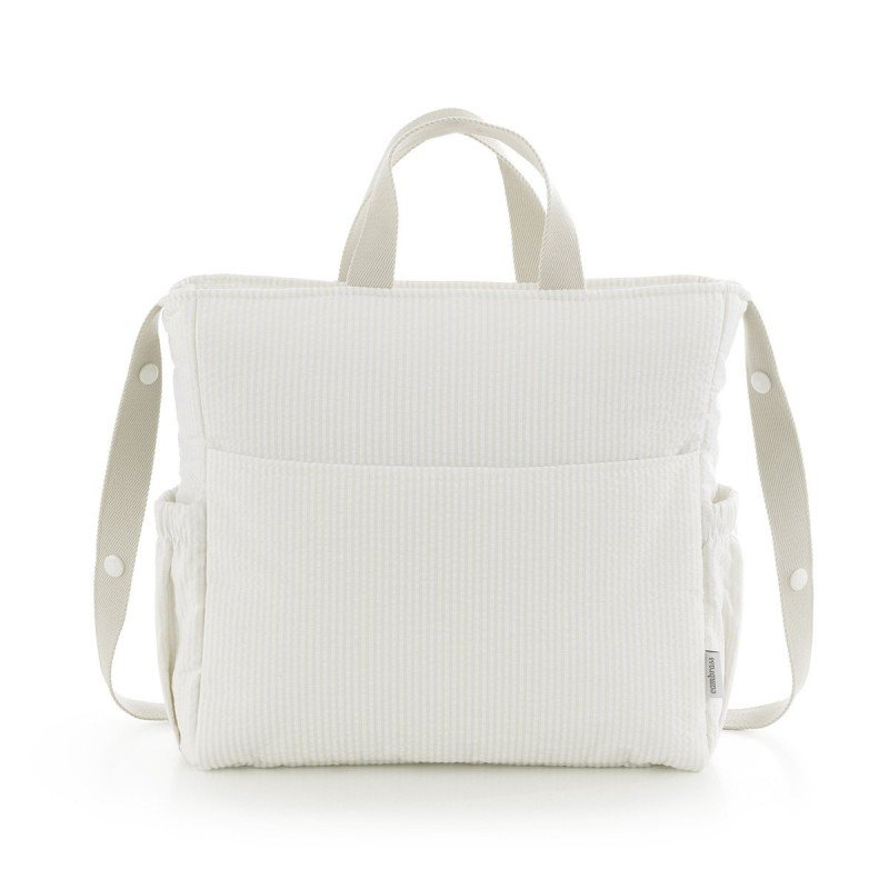 BOLSO MATERNAL PACK REGENT CREMA 16x43x37 CM