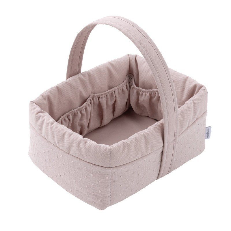 CESTA CANASTILLA 22.5x29x29 CM UNIC ROSA