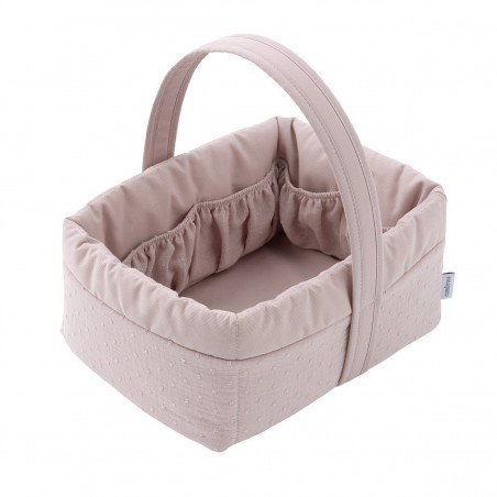 LAYETTE BASKET 22.5x29x29 CM UNIC PINK