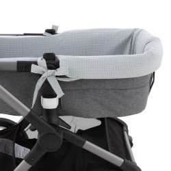 REV.INNER COVER CARRYCOT ZIP TAYLOR BLUE 35x75x35 CM