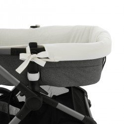 HOUSSE POUR NACELLE ZIP REV. REGENT CREMA 35x75x35 CM