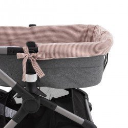 FODERA PER NAVICELLA ZIP REV. TAYLOR ROSA 35x75x35 CM