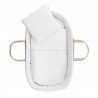 CESTONE PALMA FODERATO UNE UNIC CRUDO 39x80x25 CM