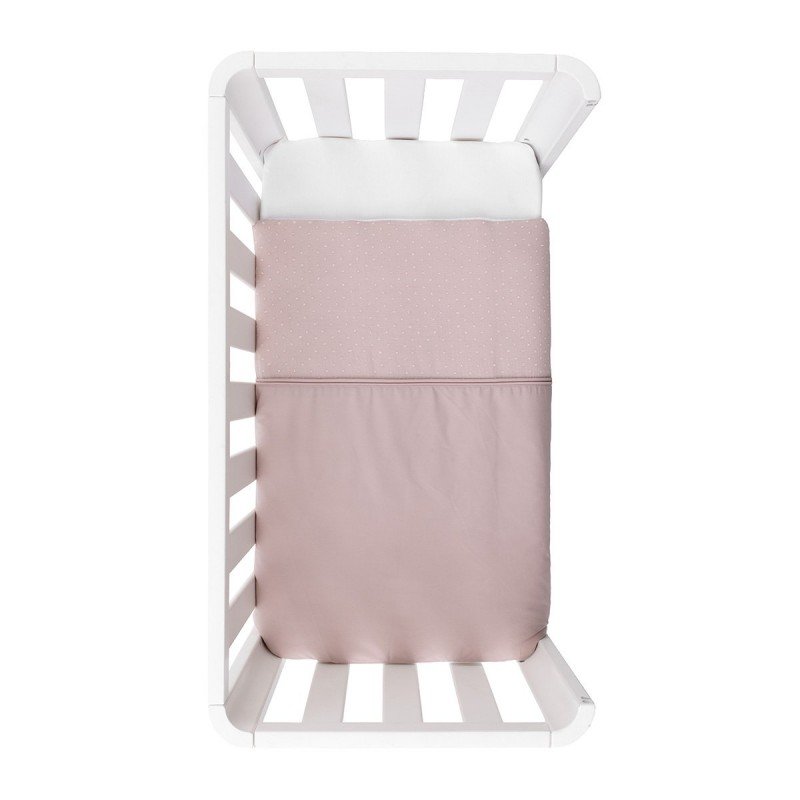 HOUSSE DE COUETTE PETIT LIT 70x77x1 CM UNIC ROSE