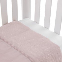HOUSSE DE COUETTE PETIT LIT 70x77x1 CM UNIC ROSE