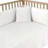 JGO 2 PCS.COLCHA I-V. CUNA 60 REGENT CREMA 60x120x3 CM