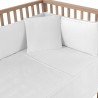 SET 2 PCS.BEDSPREAD W/S COT 60 UNIC ECRU 60x120x3 CM