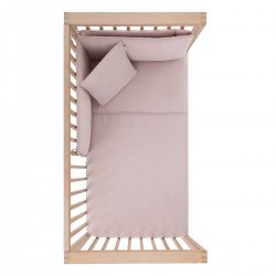 JOGGO 2 PCS.PIUMONE 60 UNIC ROSA 60x120x3 CM