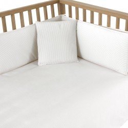 JEU 2 PCS.HOUSSE DE COUETTE 60 REGENT CREMA 100x140x3 CM