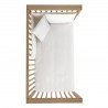 SET 2 PCS. QUILT COVER COT 60 REGENT CREAM 100x140x3 CM