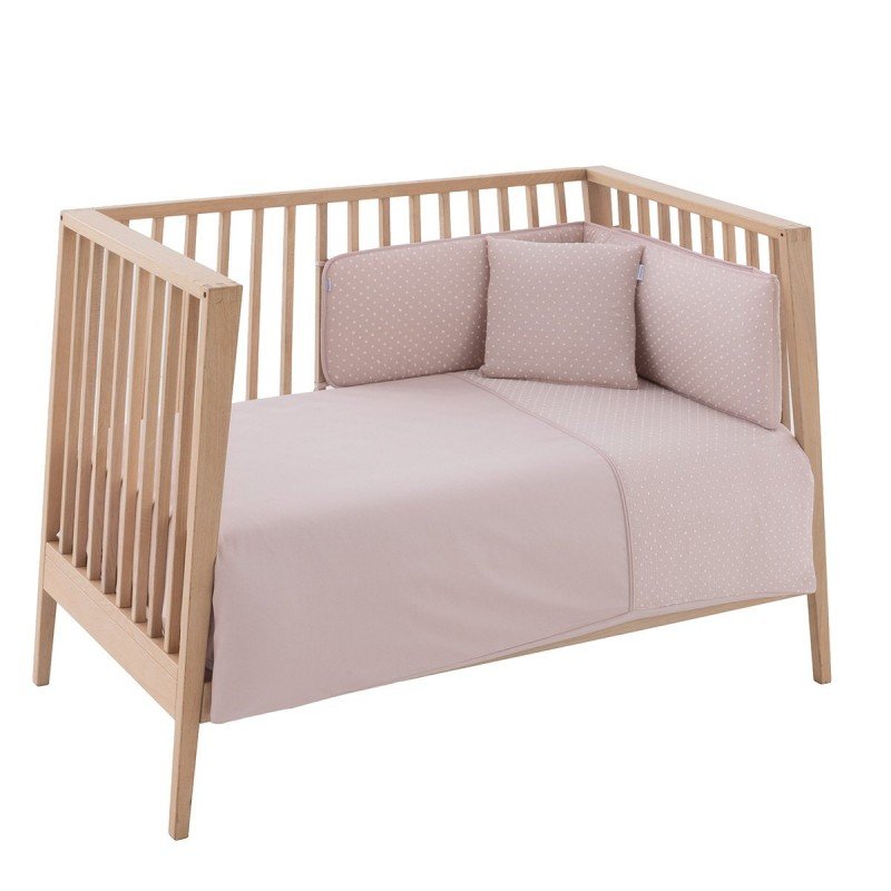 SET 2 PCS. QUILT COVER COT 60 UNIC PINK 100x140x3 CM