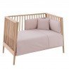 JGO 2 PCS.F.NORDICA CUNA 60 UNIC ROSA 100x140x3 CM