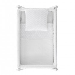 SMALL BED X WOOD UNE UNIC ECRU/WHITE 55x87x74 CM