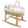 CESTONE PALMA FODERATO+PORTA N REGENT CREMA/NAT 39x80x61 CM