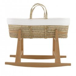 QUILTED BASKET+W.STAND.NATURAL REGENT CREAM/NAT 39x80x61 CM