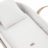 CESTONE PALMA FODERATO+PORTA N REGENT CREMA/NAT 39x80x61 CM