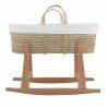 COUFFIN MATELASSE+P.BERCEAU NA UNIC ECRU/NATURAL 39x80x61 CM