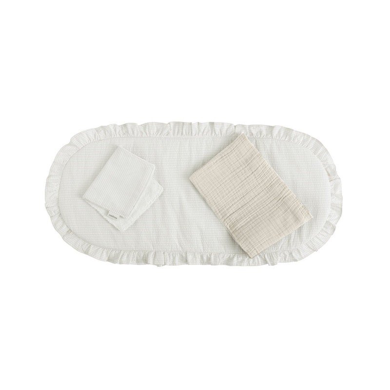 COUSSIN PORTE-BÉBÉ PACK REGENT CREMA 35x75x1 CM