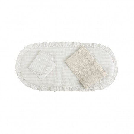 CUSHION FOR PRAM PACK REGENT CREAM 35x75x1 CM