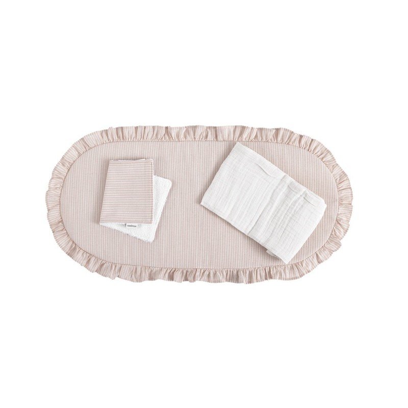 CUSHION FOR PRAM PACK CLOE PINK 35x75x1 CM