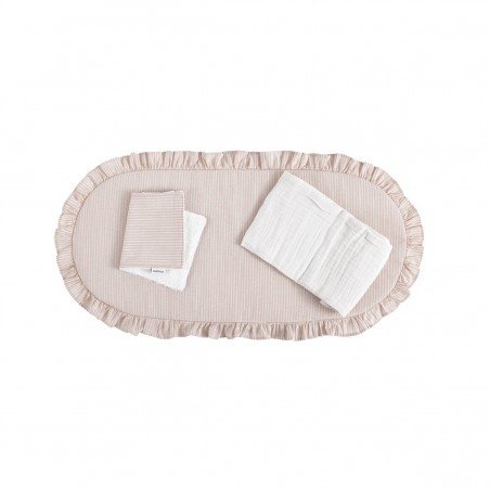 COUSSIN PORTE-BÉBÉ PACK CLOE ROSE 35x75x1 CM