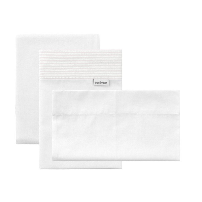 SET 3 PCS.BASKET FLAT SHEET 35x80x1 CM REGENT CREAM