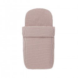 SACO CAPAZO + COLCHONETA TAYLOR ROSA 35x80x6 CM