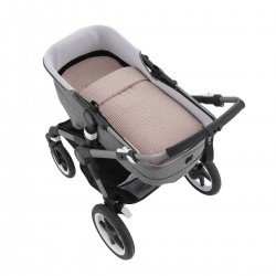 SACO CAPAZO + COLCHONETA TAYLOR ROSA 35x80x6 CM