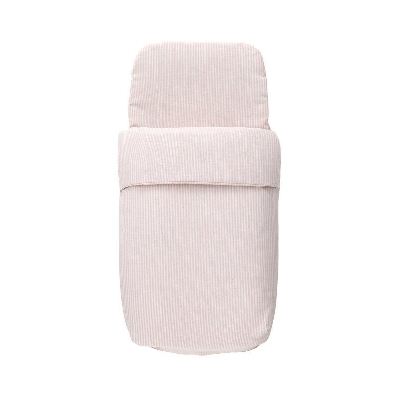 SACO CAPAZO + COLCHONETA CLOE ROSA 35x80x6 CM