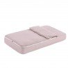SAC COUCHAGE HOUSSE H/E UNIC ROSE 60x120x3 CM