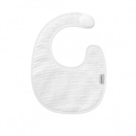 BAVOIR ROND VELCRO UNIC ECRU 16x19x1 CM