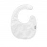 ROUND BIB VELCRO UNIC ECRU 16x19x1 CM