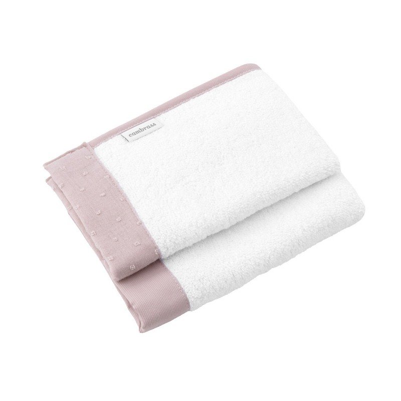 SET 2 TOWEL UNIC PINK 25x35x1 CM