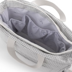 BOLSO MATERNAL PACK POLO GREY 16x43x37 CM