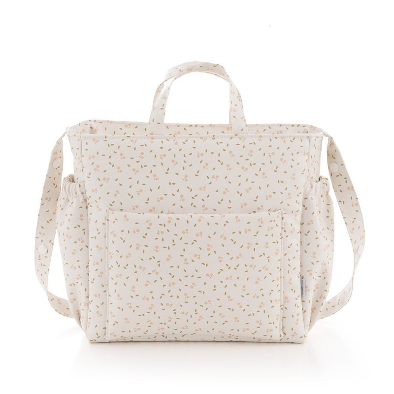 BOLSO MATERNAL PACK CHERRY ROSA 16x43x37 CM