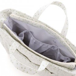 BOLSO MATERNAL PACK CHERRY VERDE AGUA 16x43x37 CM