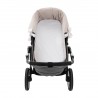 HOUSSE POUR NACELLE ZIP REV. CANDELA ECRU 35x75x35 CM